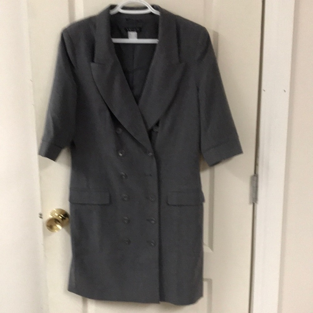 Double breasted suit dress